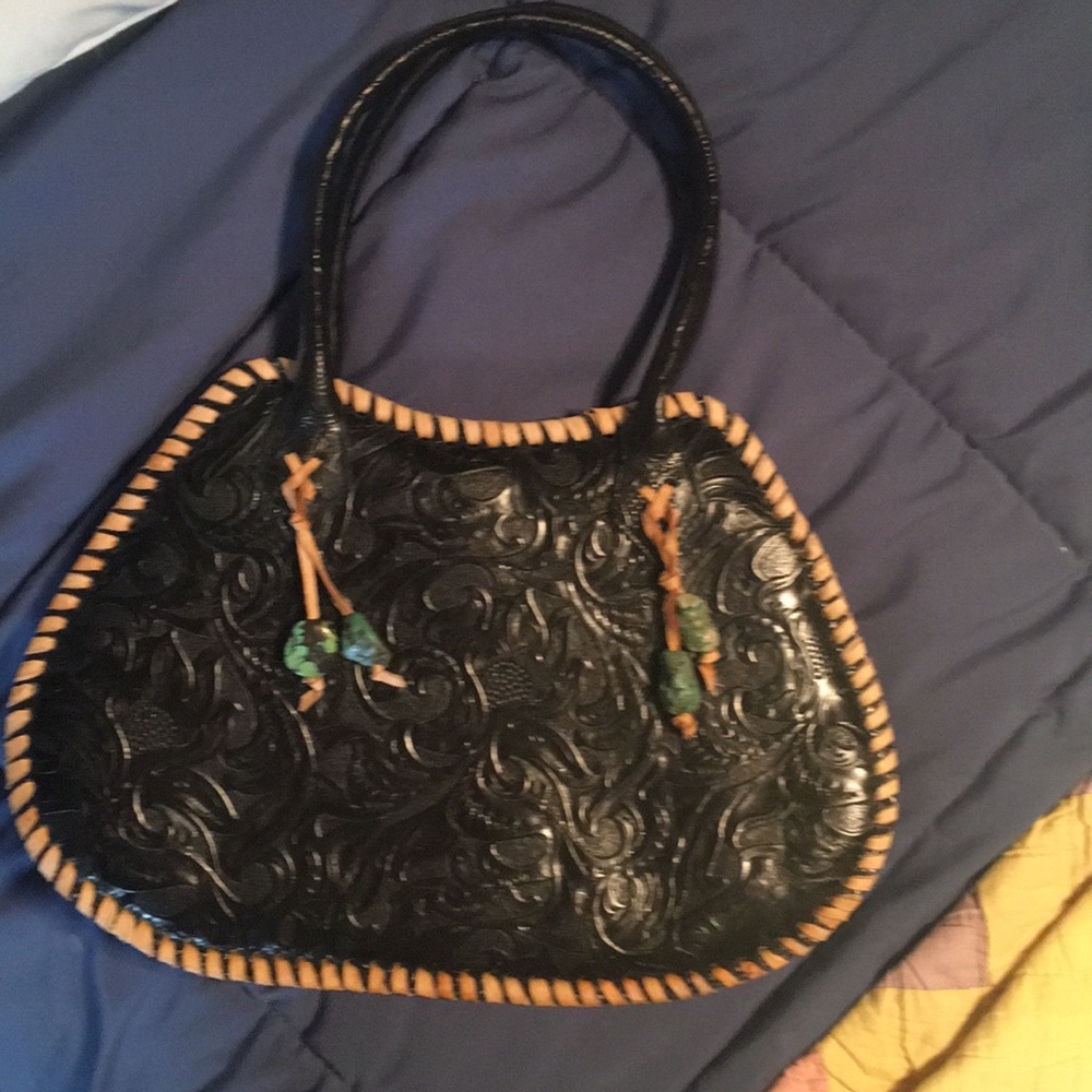 Barse western detail purse black